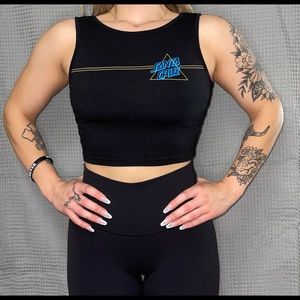Santa Cruz pyramid crop top. Size small.